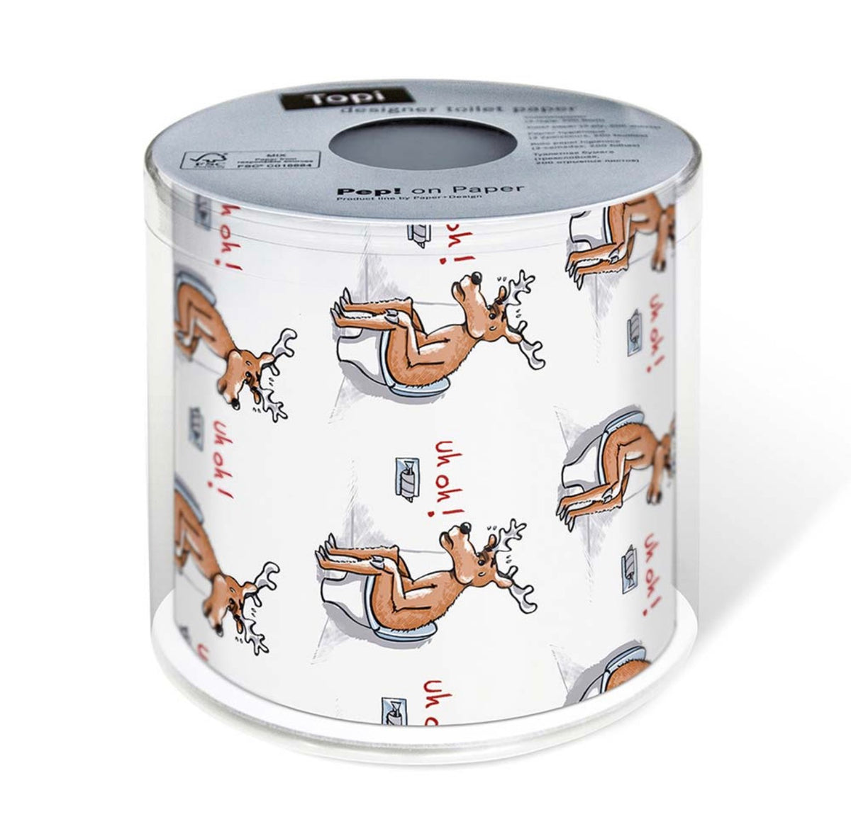Christmas Printed Toilet Roll – Reindeer Uh Oh