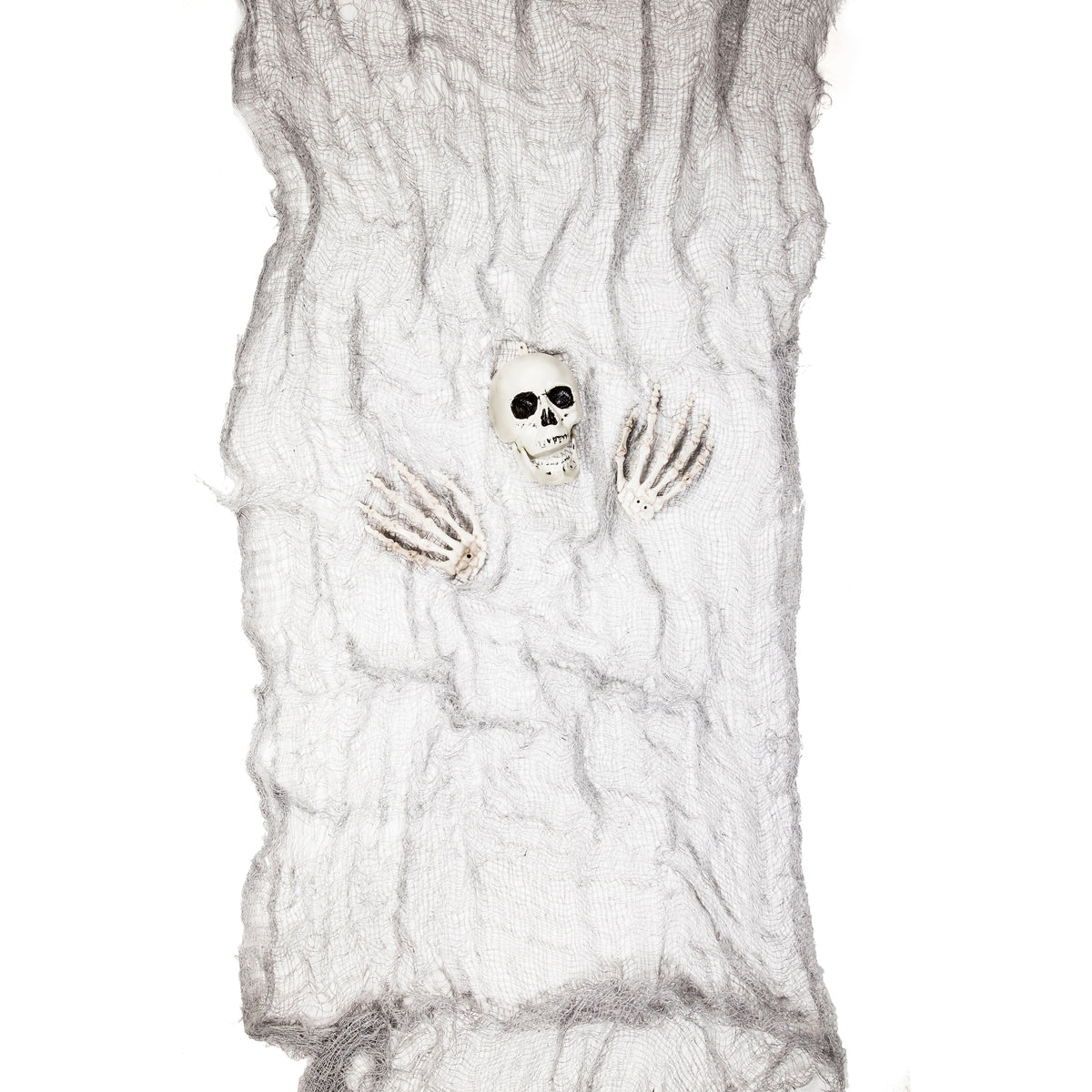 Halloween Creepy Cloth with Skull & Hands 3m