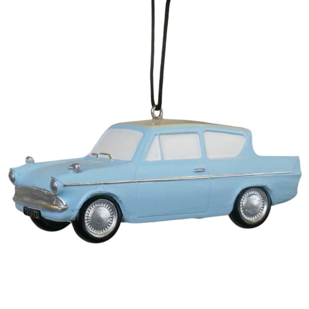 Harry Potter Blue Flying Car 3D Christmas Tree Bauble