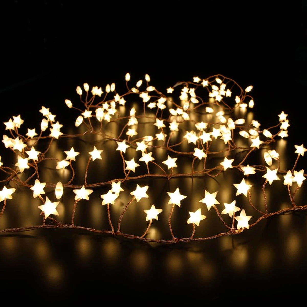 NOMA 180 Warm White Frosted Micro Star Lights with Multifunction