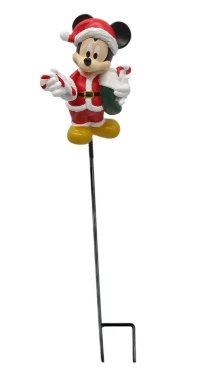 Disney Christmas Mickey Mouse Santa Garden Stake