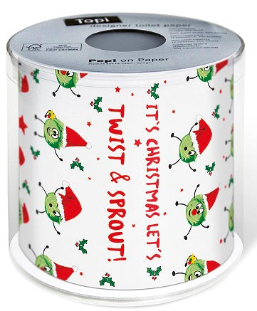 Christmas Printed Toilet Roll – Twist and Sprout