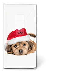 Christmas Printed Tissues – Sweet Santa Dog
