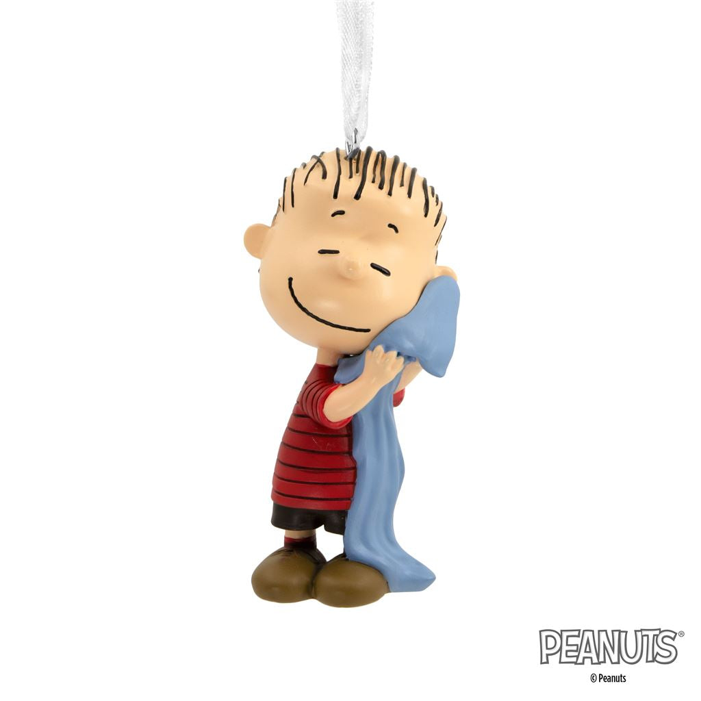 Hallmark PEANUTS Linus with Blanket Resin Christmas Tree Ornament
