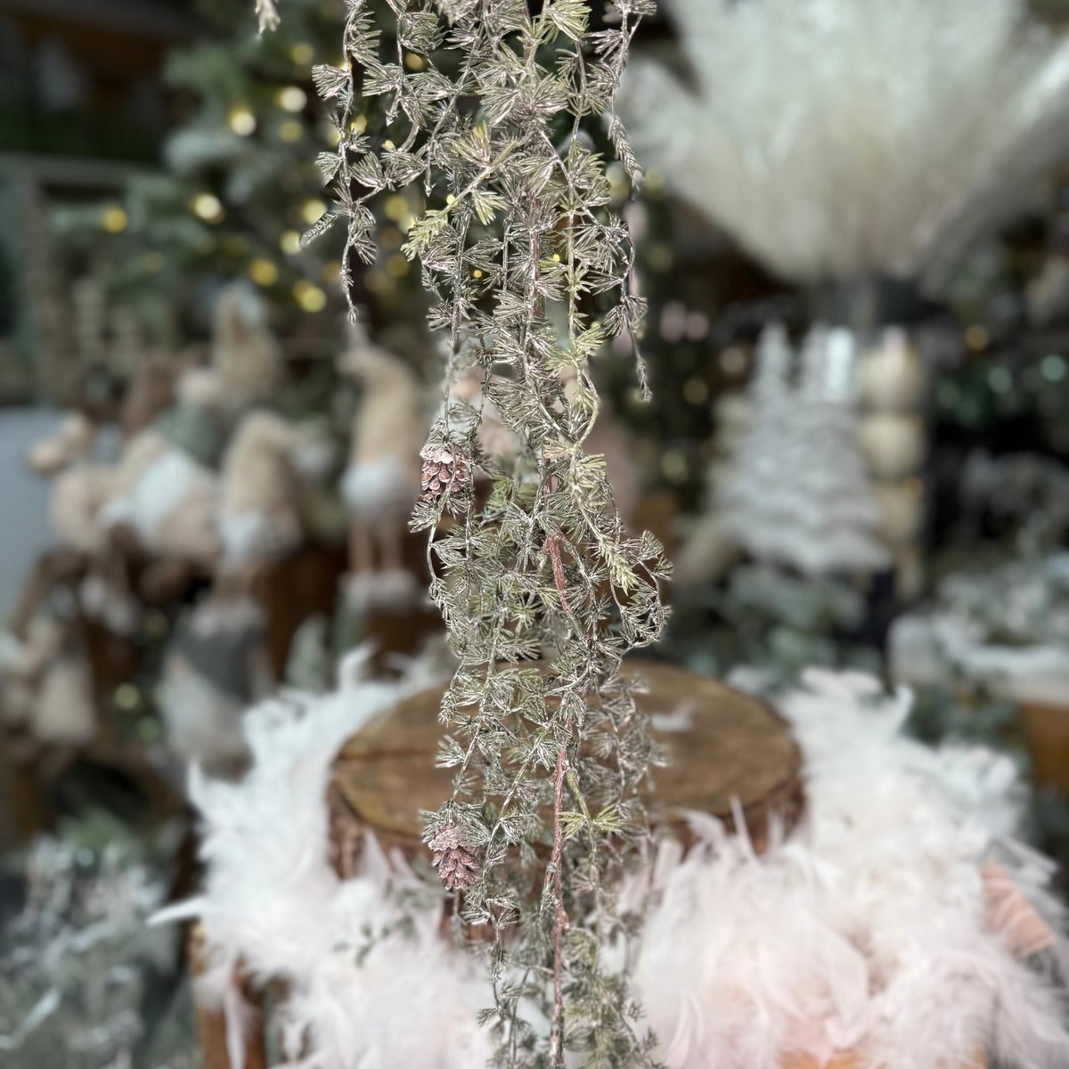 Frosted Pine Artificial Garland - 180cm