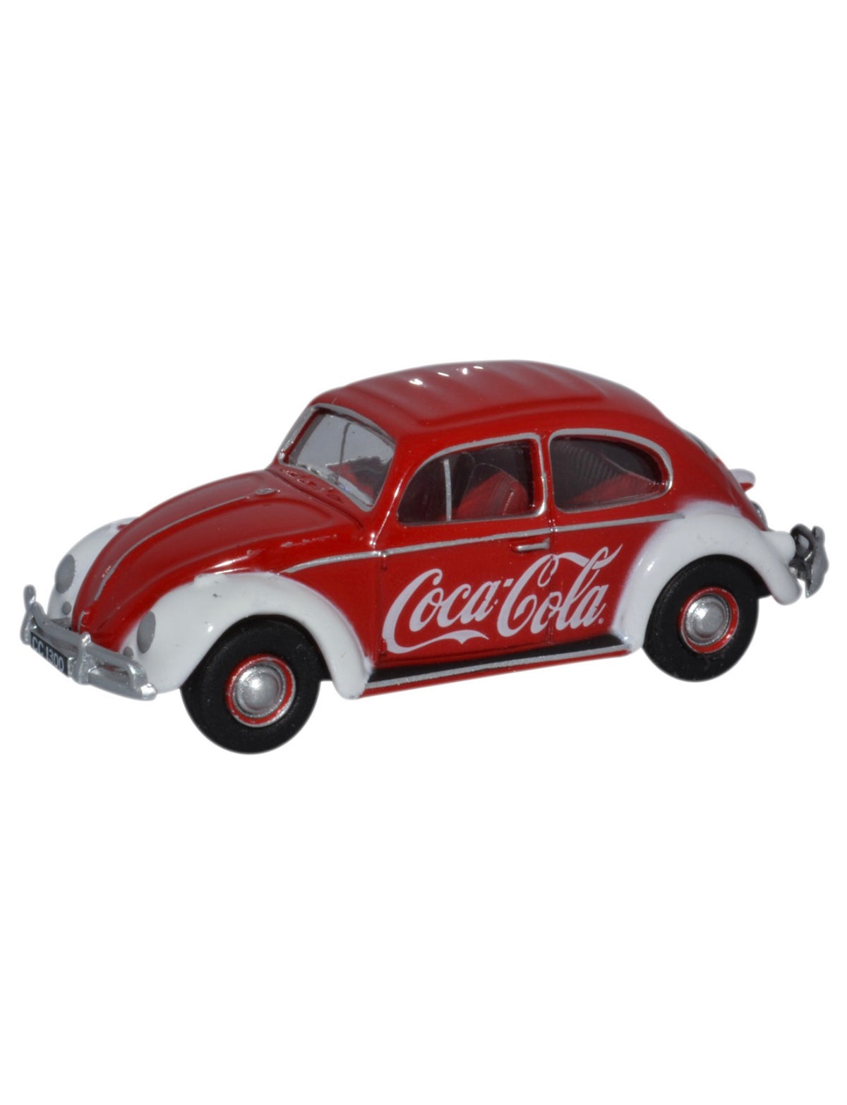 Red Coca-Cola VW Beetle 1:76 Car Model