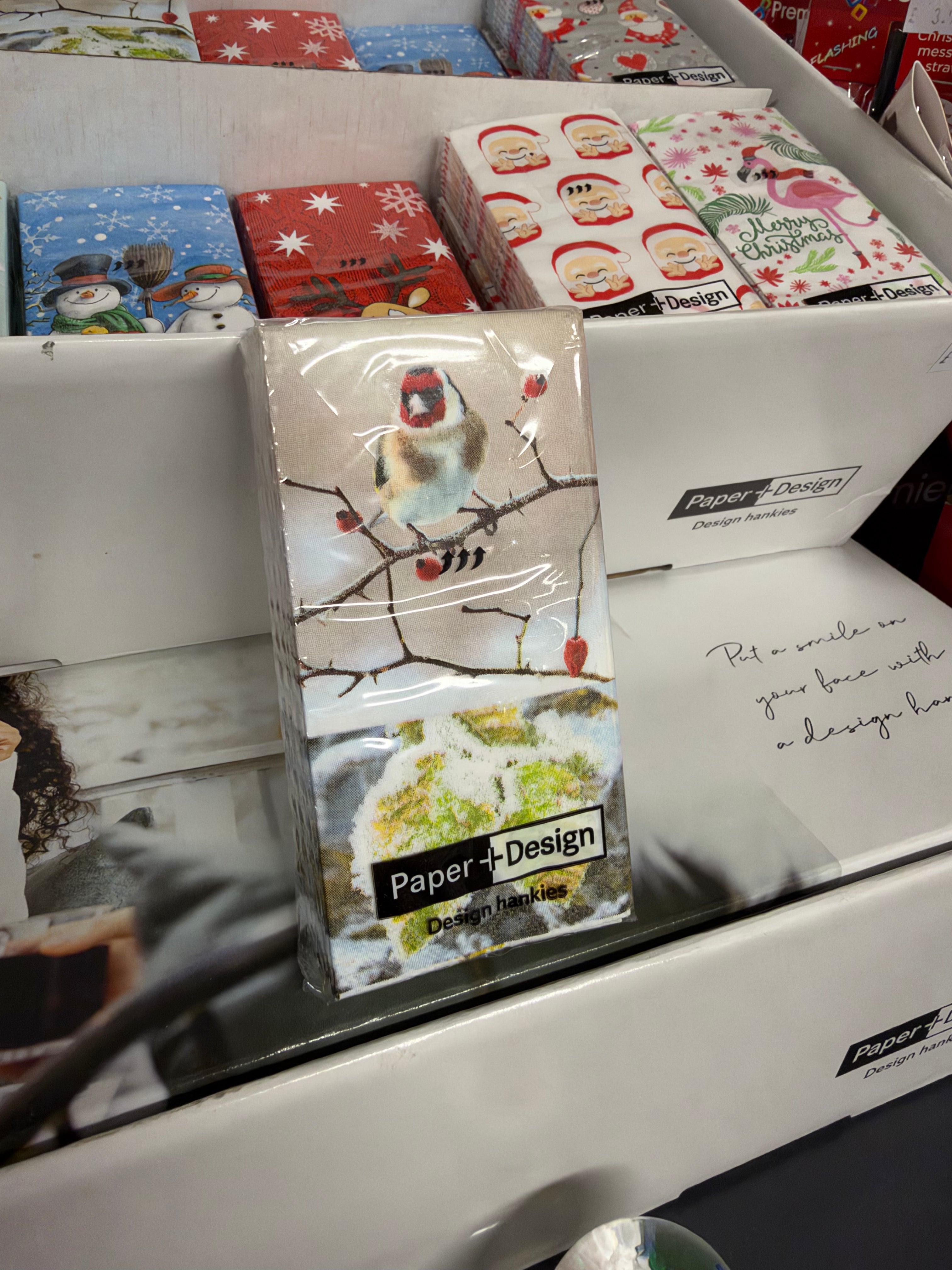 Christmas Printed Tissues – Wintertime Birds