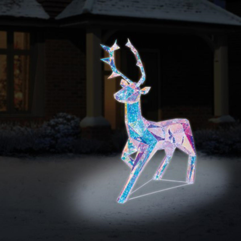 Premier 1.4m Dream Iridescent Stag Reindeer with 600 LEDs