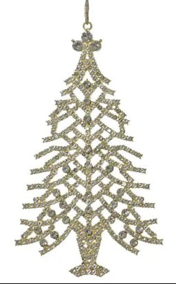 Jewelled Tree Hanging Decoration - 17cm