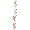1.8m Garland with Berries and Clear Gems Featuring 35 WW LEDs
