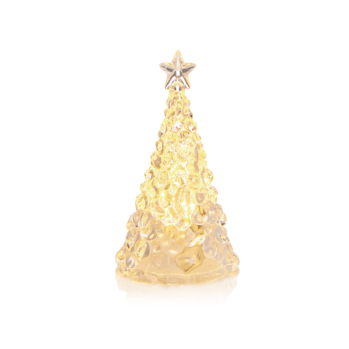 Premier Lit Ice Effect Tree Tea Light - 10.5cm