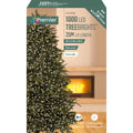 Premier Warm White & Cool White 1000 Multi Action LED Tree Brights Timer Christmas Tree Lights