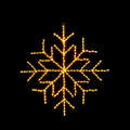 Premier Snowflake Warm White Twinkling Flexibright Wall Decoration - 61cm