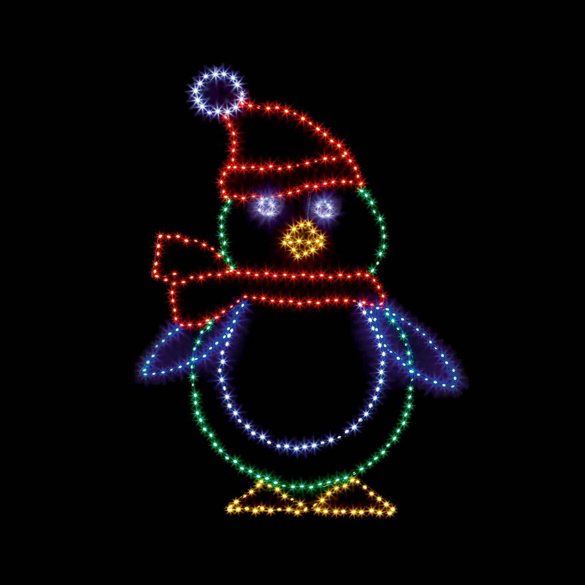 Premier Penguin Twinkling Flexibright Wall Decoration - 118cm