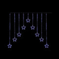 Premier Flexibright Star Curtain with 258 White LEDs 1.2x1.2m