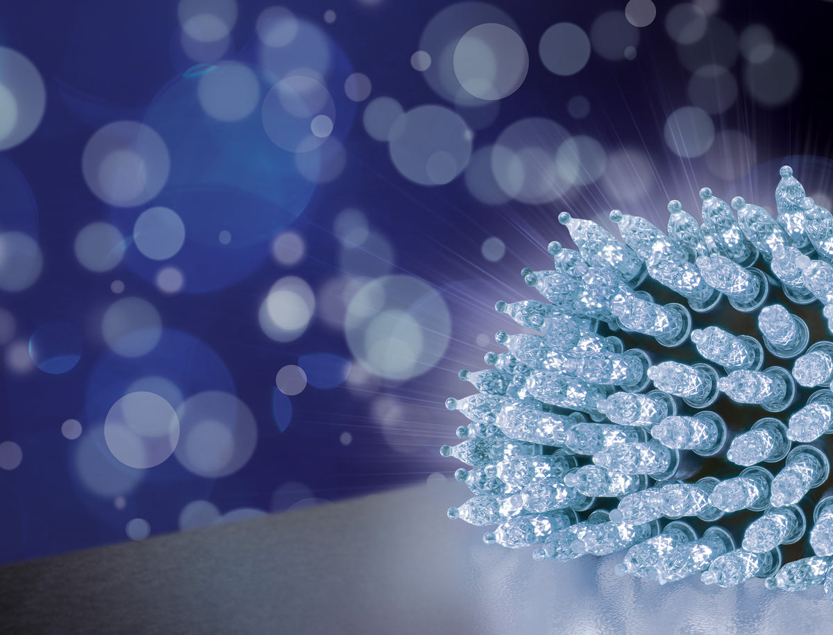 Premier Cool / Cold White Traditional Fairy Cap LED Multi Action with Timer Function - Set of 150