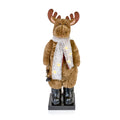 X-Large 1.1m Animated Lit Musical Christmas Reindeer with Motion & Sound Sensor