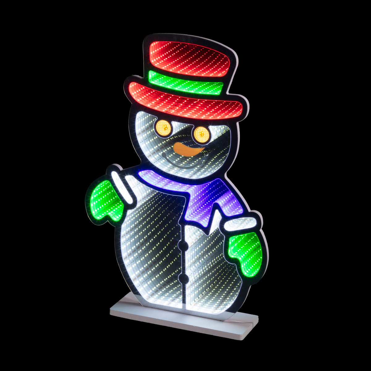 Premier Snowman Infinity Mirror - 60cm