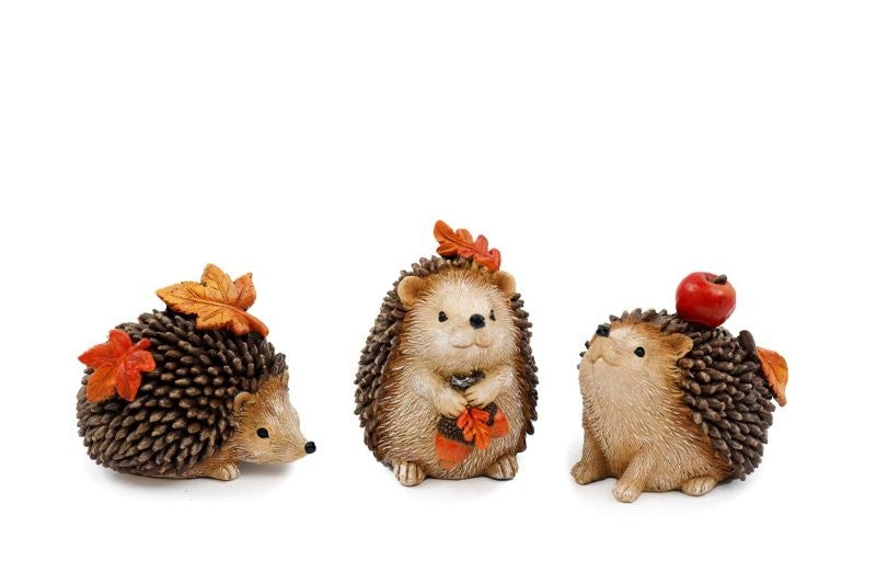 Autumnal Leg Hedgehog Ornament 6cm