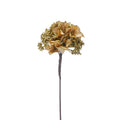 40cm Gold Glitter Hydrangea Flower Stem