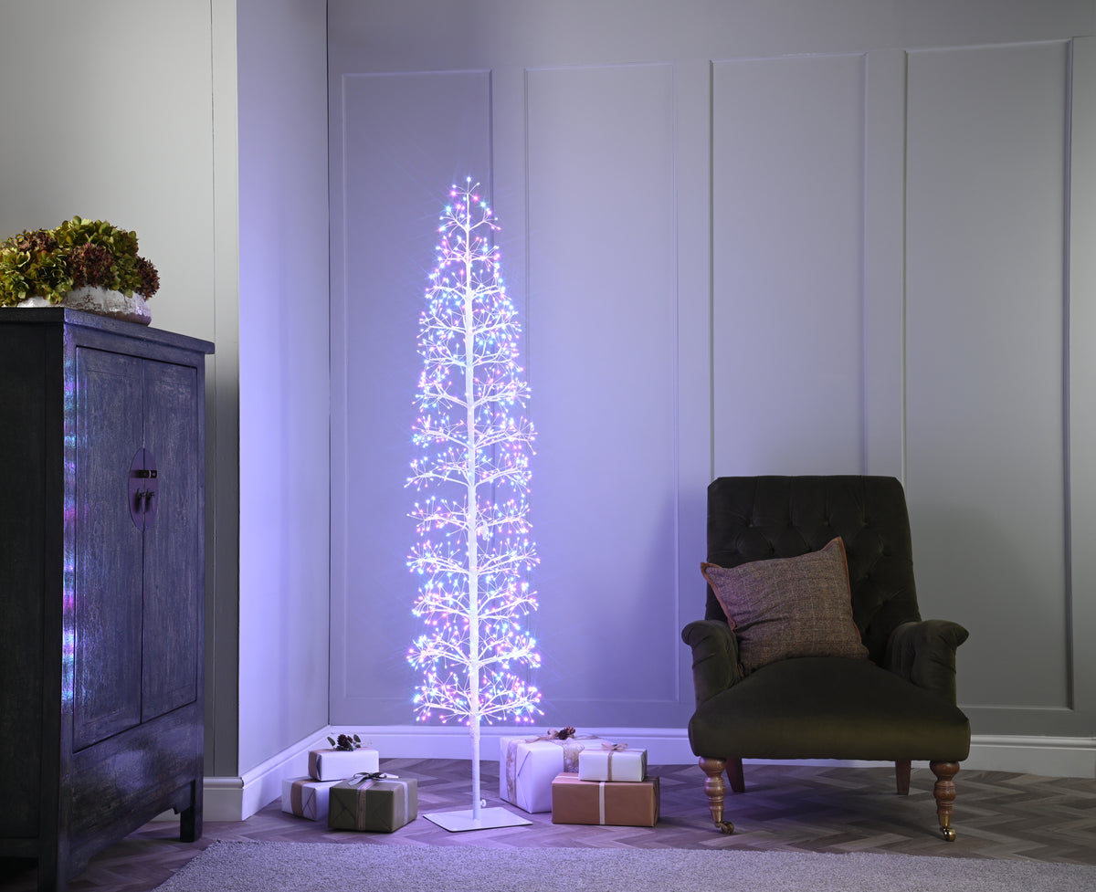 Twilight LED Microdot Slim Starburst Tree - 90cm