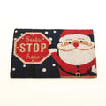 Santa Stop Here Doormat