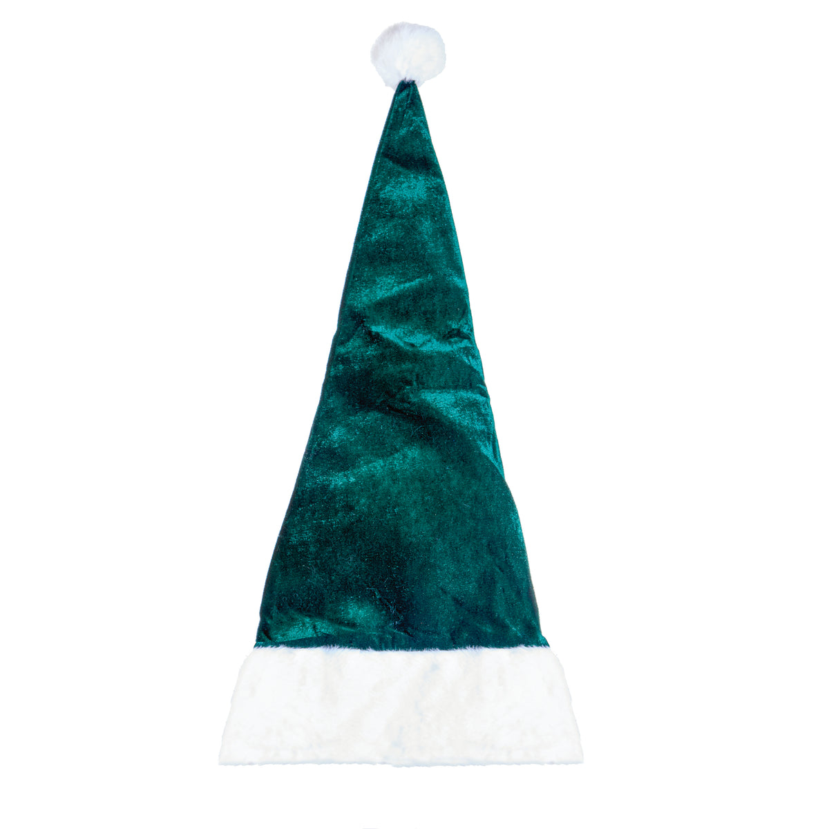 Deluxe Green Velvet Santa Hat 70cm