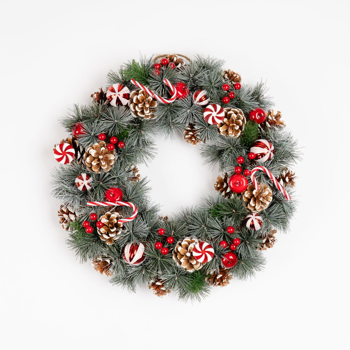 X-Large Candy Cane Wreath 41cm
