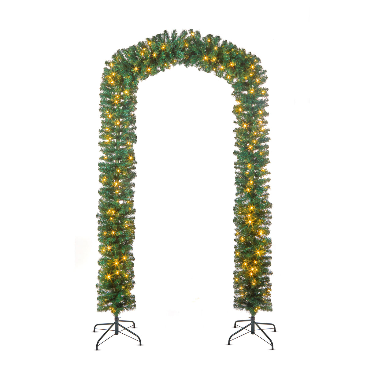 Premier Pre Lit Warm White Christmas Tree Archway - 2.4m