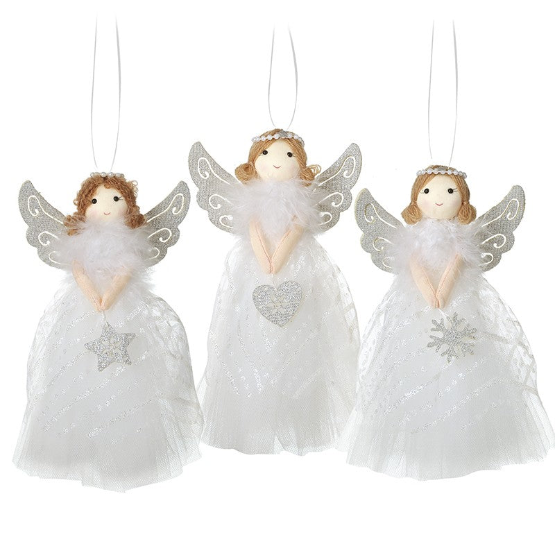 Angel in Dress Bauble - 17cm