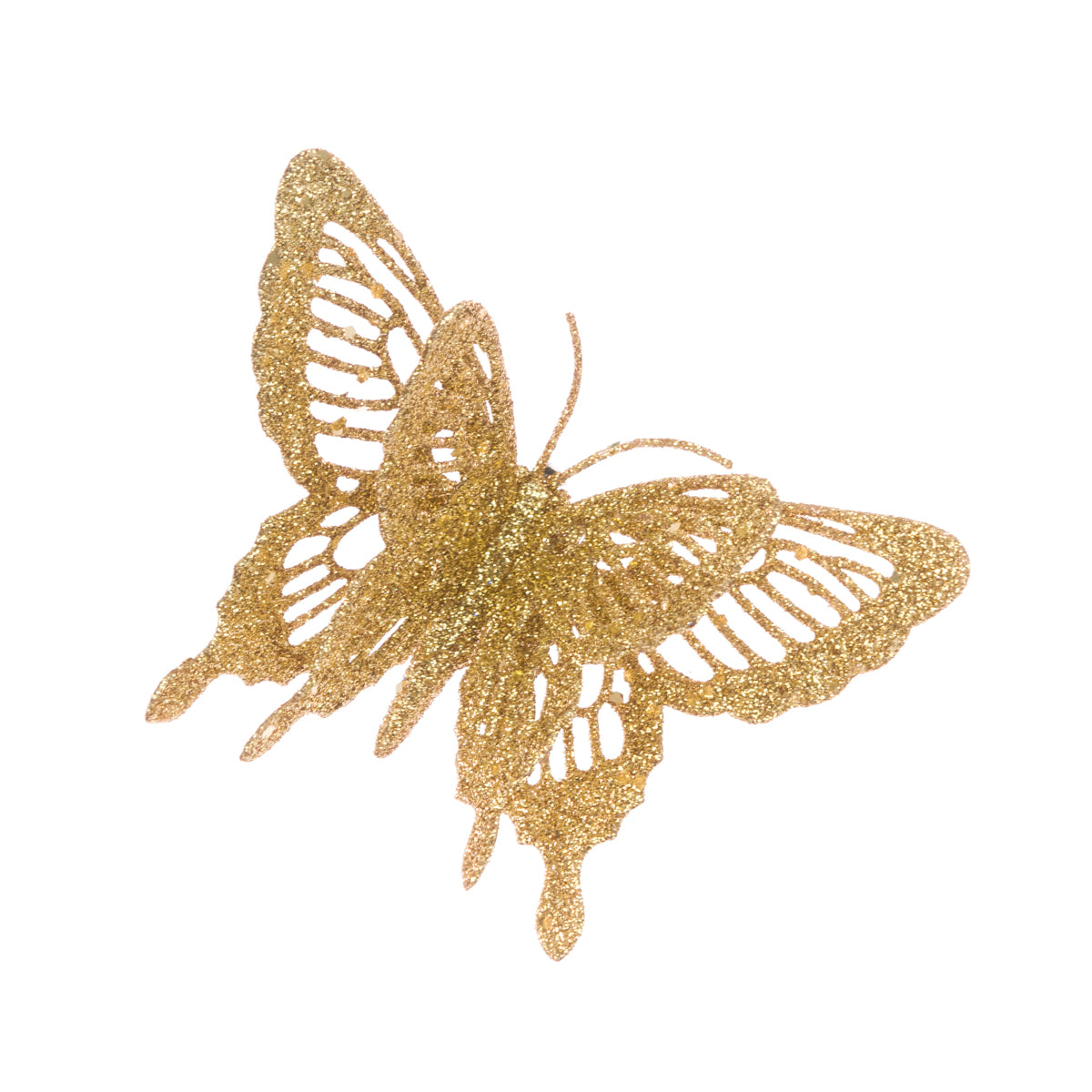 Gold Double Wing Butterfly Clip - 15cm