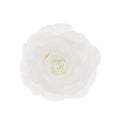White Snowy Rose Christmas Clip