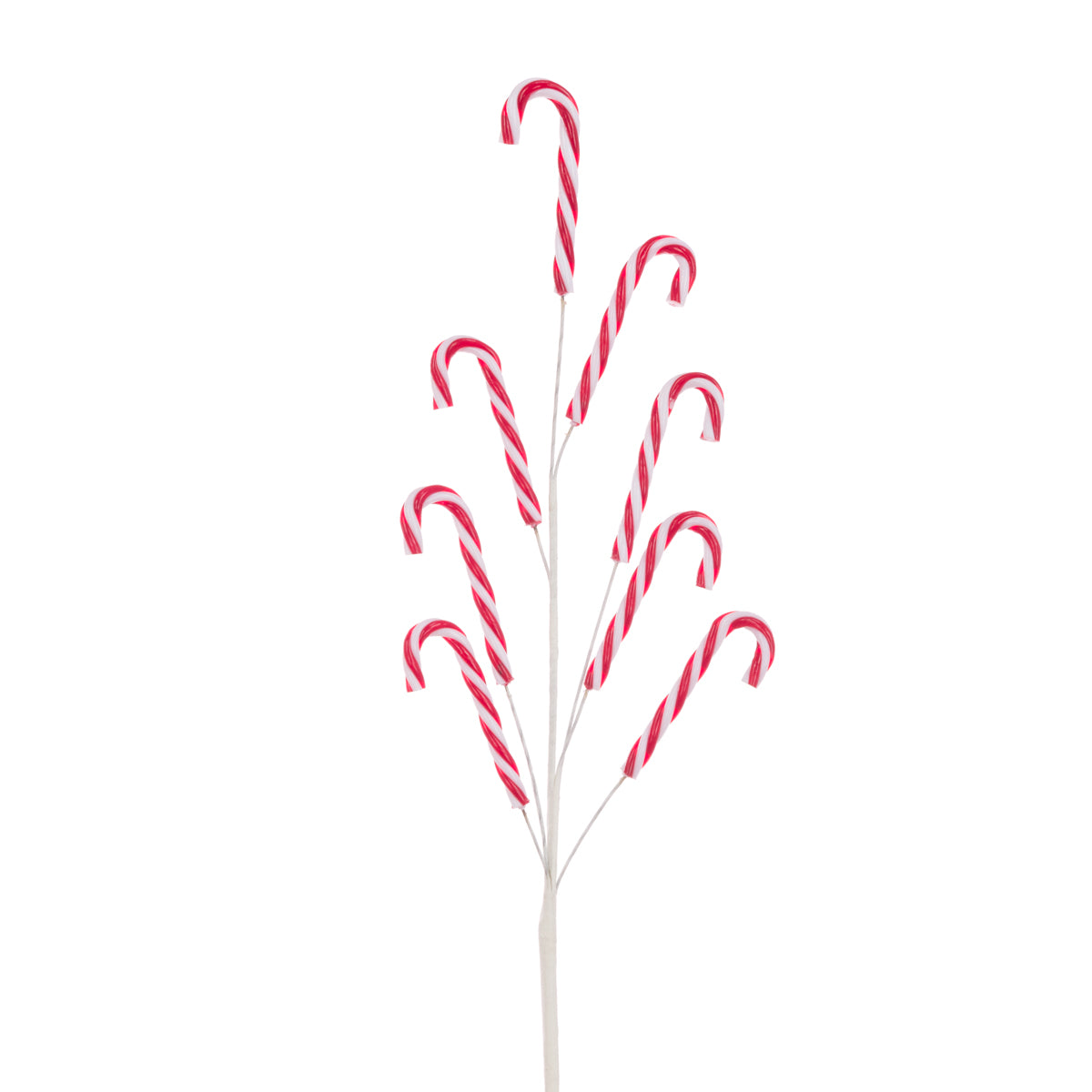X-Large Red & White Candy Cane Spray - 65cm