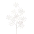 White Glitter Snowflake Spray - 60cm