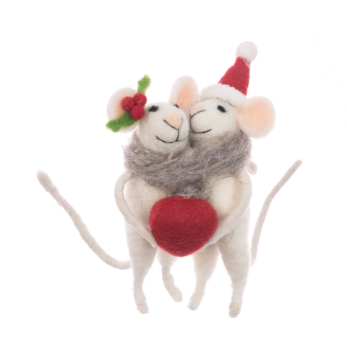 Felt Mouse Couple - 14cm