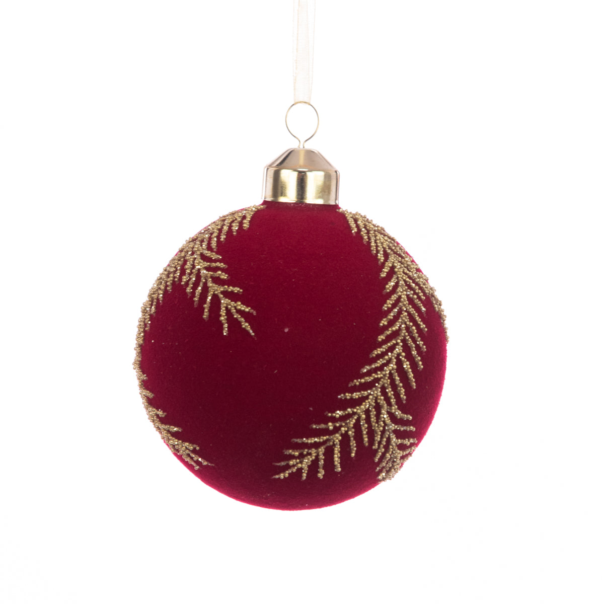 Glass Haley Christmas Tree Bauble - 8cm
