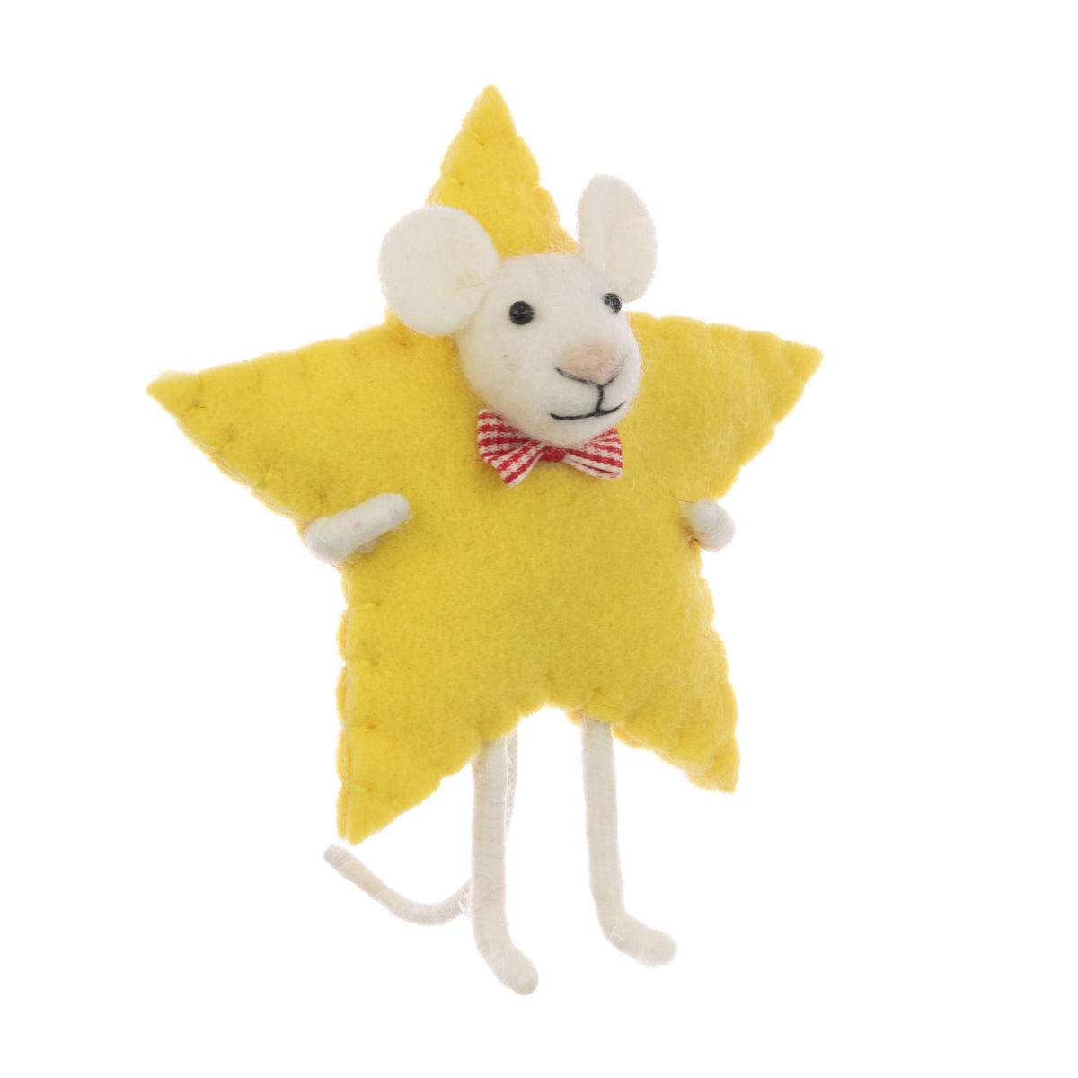 Felt Mouse in Star - 14cm