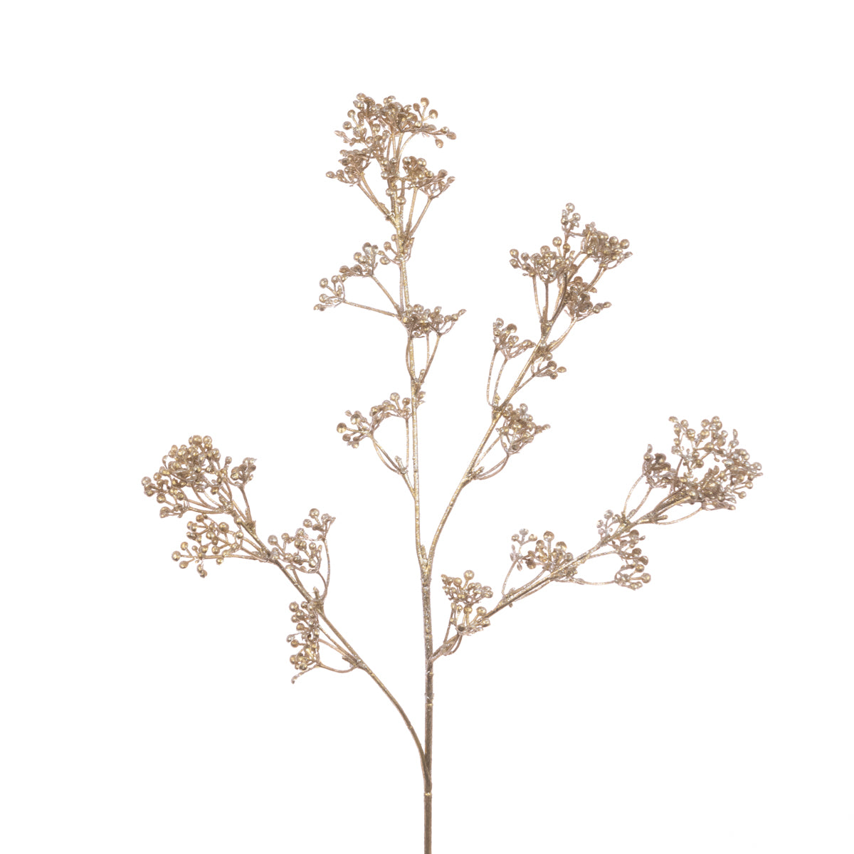 Champagne Gold Sparkle Dill Spray - 68cm