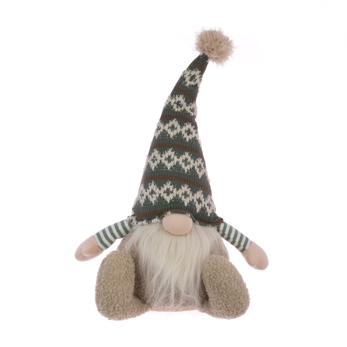 Winter Gonk In Knitted Hat Ornament