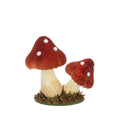 Red Velvet Toadstool Decoration
