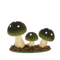 Green Velvet Toadstool Decoration