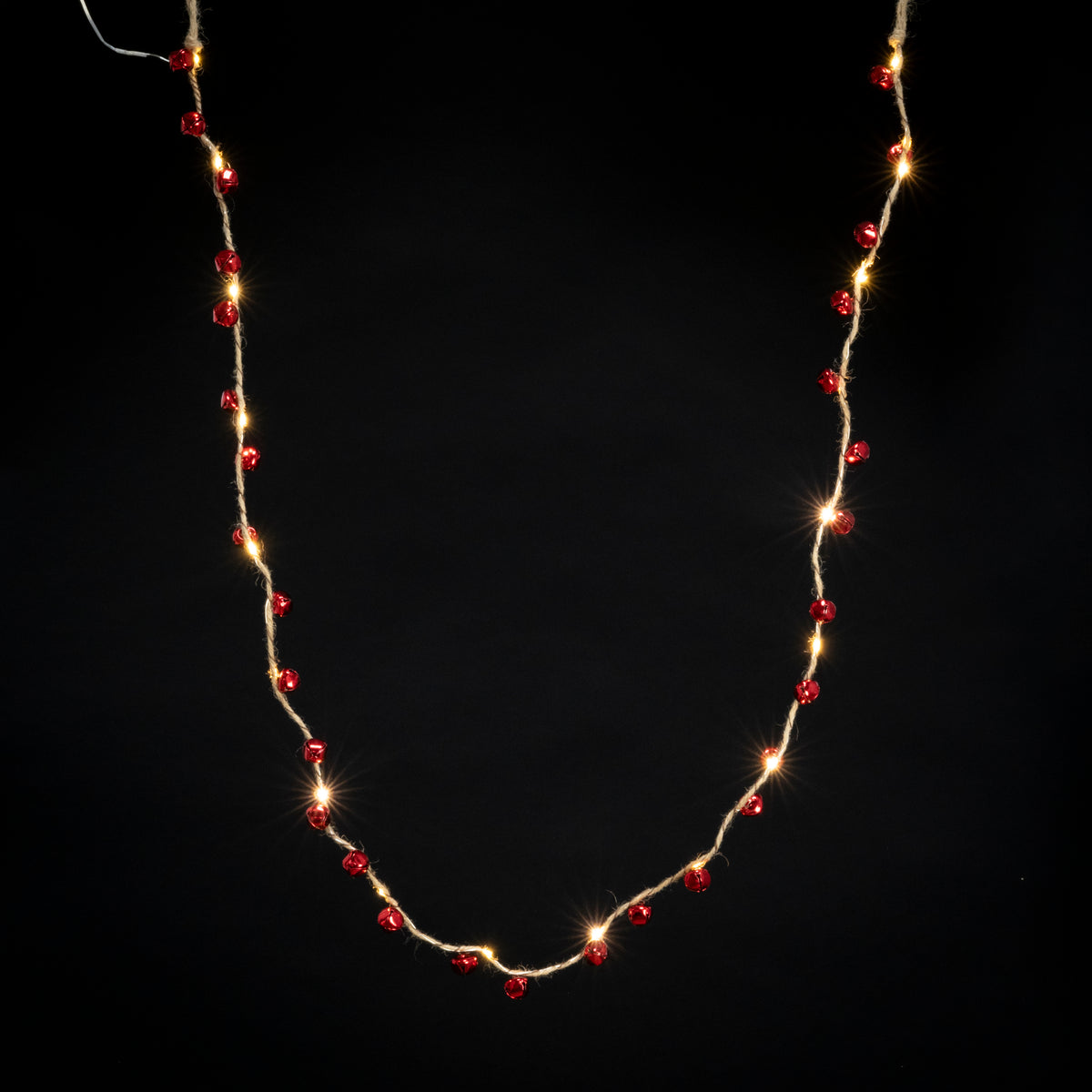 Red Bell LED Garland - 1.8m