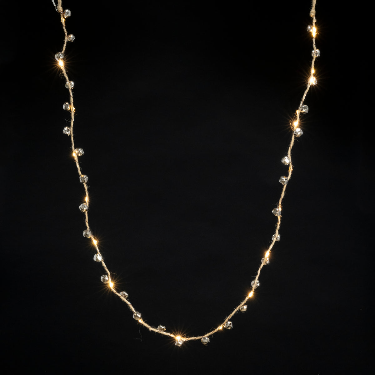 Silver Bell LED Garland - 1.8m