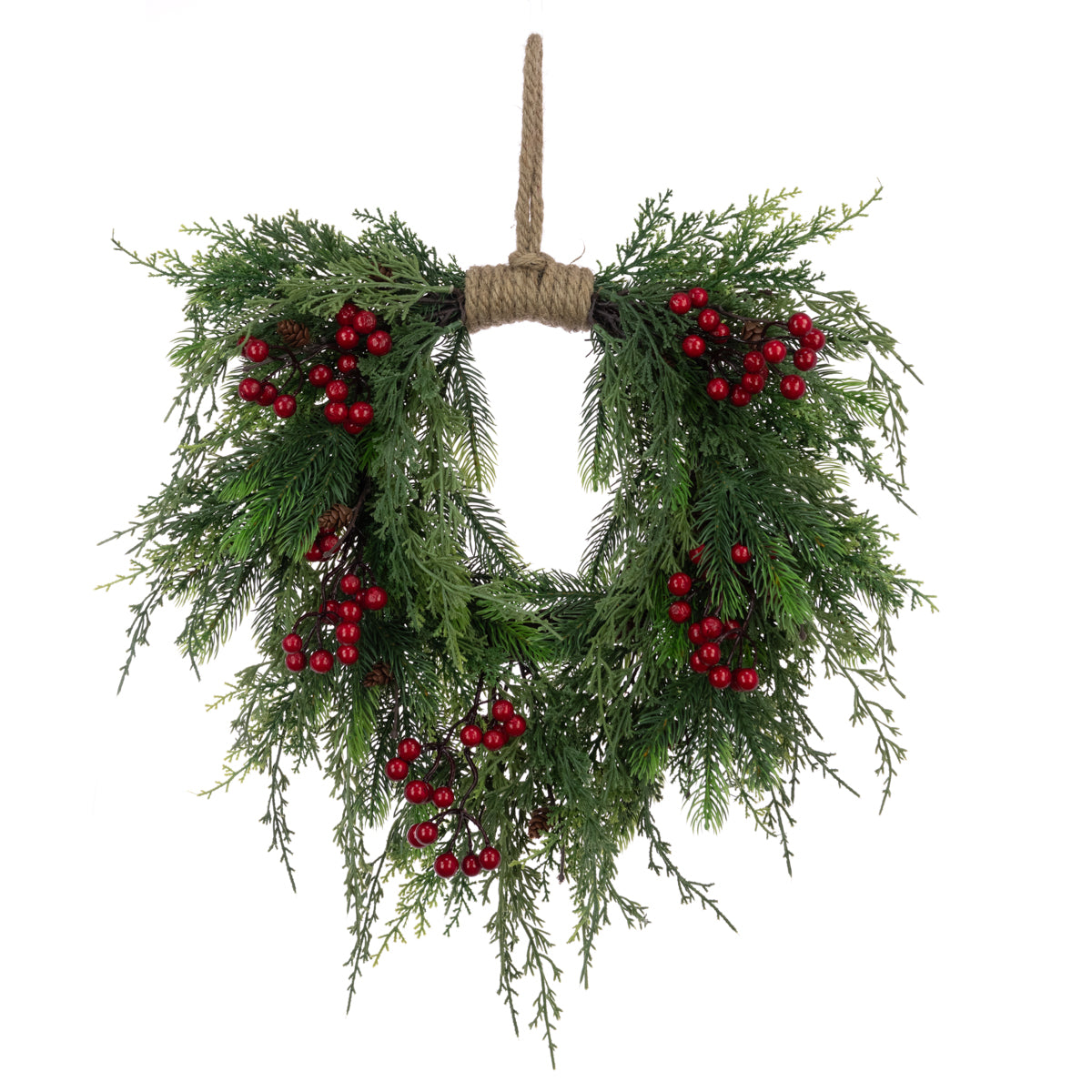 Toft Cedar Jute Christmas Wreath - 50cm