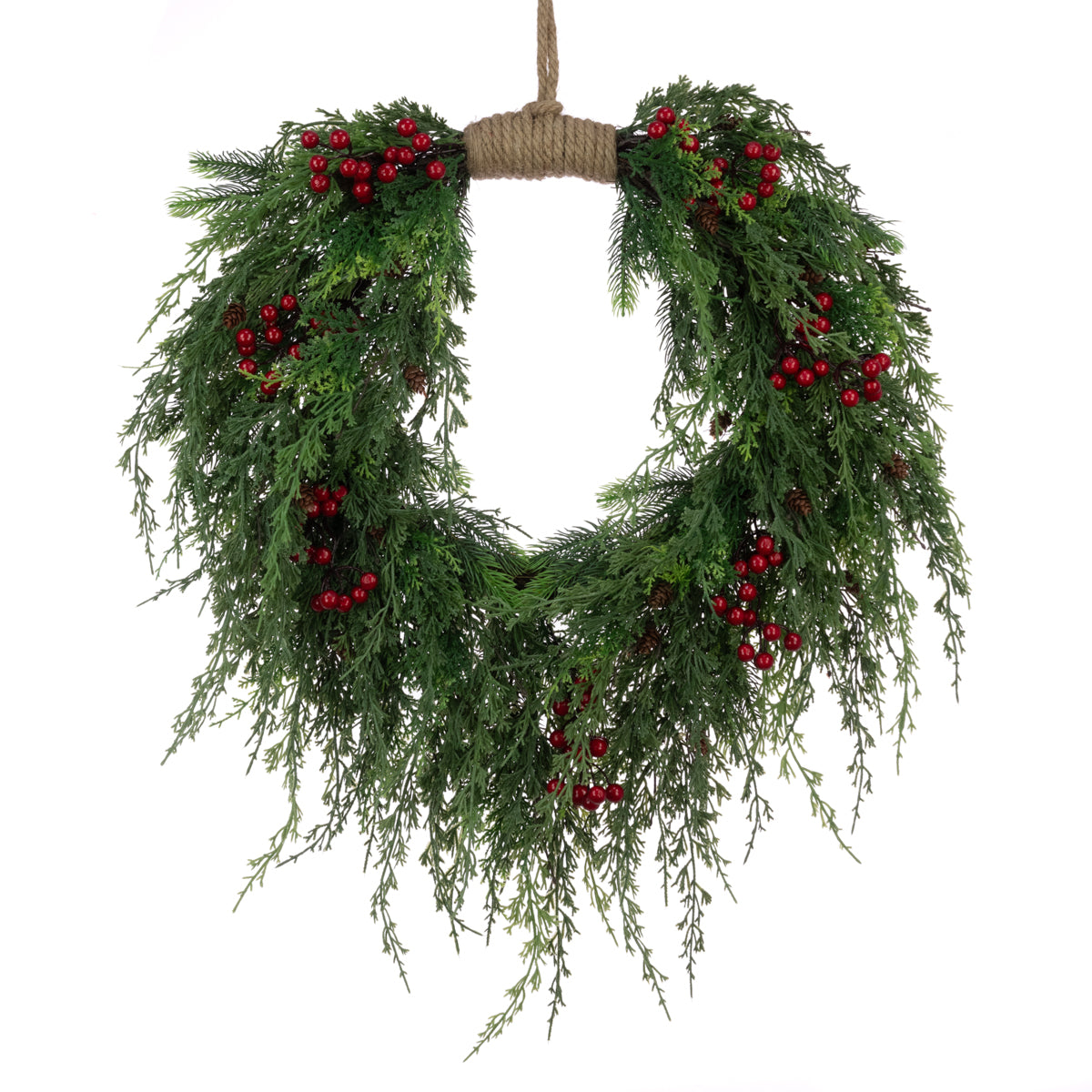 Toft Cedar Jute Christmas Wreath - 71cm