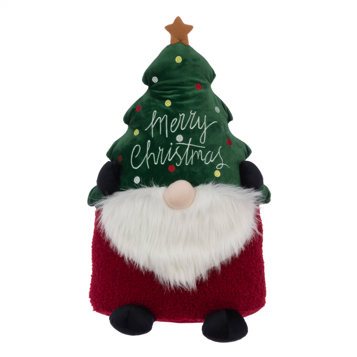 Gonk Christmas Tree Shaped Cushion - 50cm