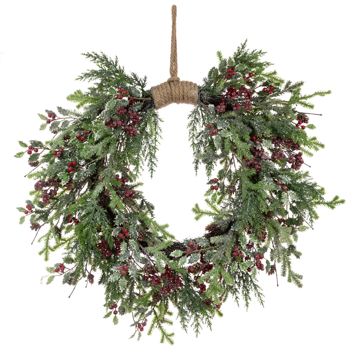 Folkingham Jute Wreath - 60cm