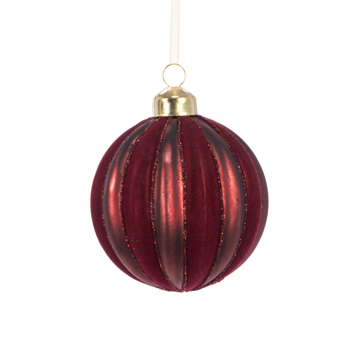 Red Glass Everlee Bauble - 8cm