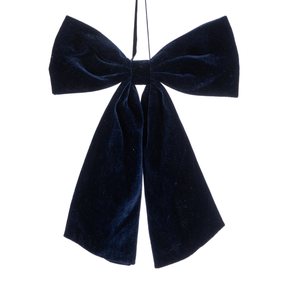 Blue Velvet Bow - 31cm