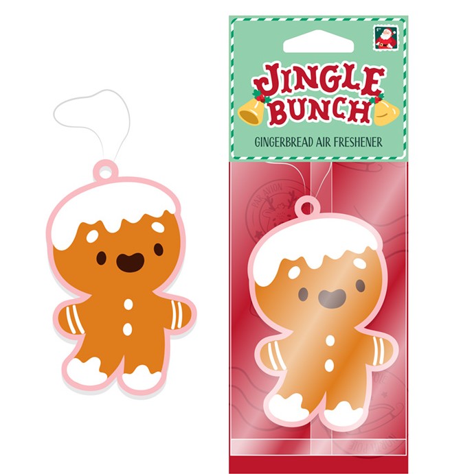 Gingerbread Jingle Bunch Christmas Gingerbreadman Air Freshener for Cars